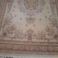 فرش 9 متری کرم قهوه ای