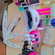 کاشت ناخن سوهان برقی و یو وی سوهان شارژی