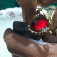 انگشتر شفق العبد قدیمی .عقیق یمن