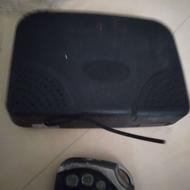 رله کرکره برقی در پارکینگ همراه با یک عدد ریموت سالم درحد