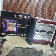 بخاری برقی فن دار چهار شعله اصلا استفاده نشده