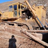 بلدوزرکوماتسو155سریال 26هزار رنگ فابریک شاسی سالم