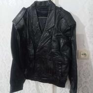 کاپشن چرم اصلی