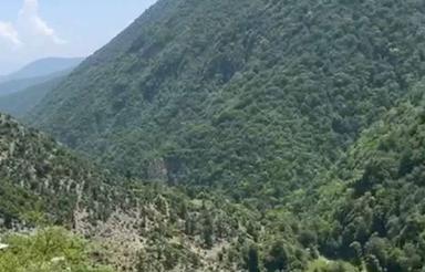 150 متر زمین با ویو جنگل و رودخونه