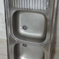 سینک دوقلو روکار 120/50