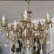 لوستر برنزاصل ده شاخه فرشته بالدار