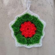 اسکاج طرح گل برجسته وگرد تک لایه و دولایه