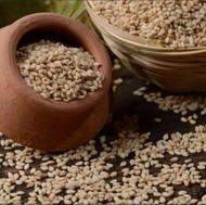 کنجد محلی شسته خشک کرده تفت داده شده