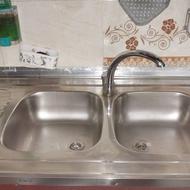 سینک دوقلو استیل
