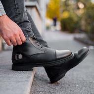 نیم بوت مردانه مشکی مدل Farnod ویژه.پرداخت درب منزل