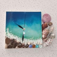 ساعت دیواری طرح ساحل موتور روان گردتایوان