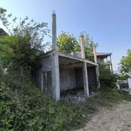 220متر زمین مسکونی ویو دار نیمه کار لفور