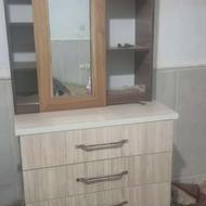 کمد دراور 4کشویی عرض 90، کمد وآینه ریلی