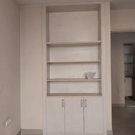 دو عدد کتابخانه وقفسه دیواری