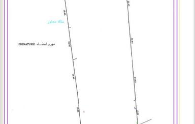 زمین دارای جواز پمپ بنزین شهر ساحلی لاریم