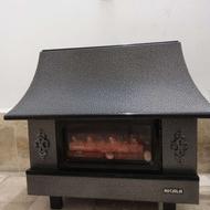 بخاری گازی طرح شومینه ای.