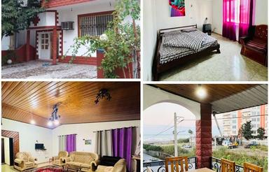 اجاره ویلا ساحلی کنار دریا با فوتبال دستی در نور