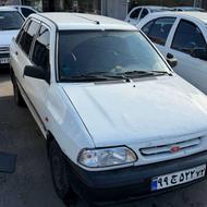 پراید مدل 90 بدون خرج تعمیر کامل رنگ سفید