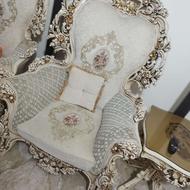 مبلمان استیل چوب کامل