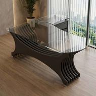 میز مدیریتی شیشه ای