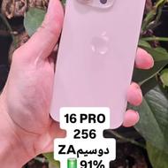 16 pro حافظه 256 باتری 91