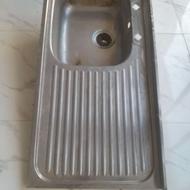 سینک ظرفشویی استیلی عرض 50 سینی راست