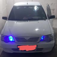 پراید مدل 93 سه تیکه جلو رنگ به علت سقوط درخت