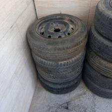 لاستیک و رینگ 15 سمند پژو 9 حلقه لاستیک ورینگ 7عدد قالپاق جک