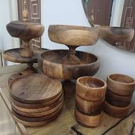 ظروف پذیرایی چهارتیکه چوبی