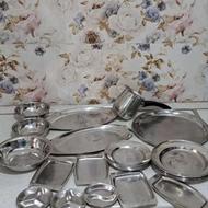 ظروف استیل تمیز