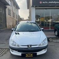 پژو 206 (تیپ2) 1390 سفید استثنائی