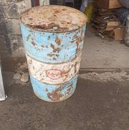 بشکه اهنی برای گچکاروبنا بالا وپایین سالم