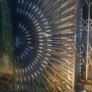 درب حیاط فلزی