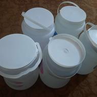 دبه پلاستیکی 2 کیلویی