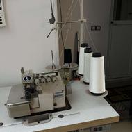 چرخ خیاطی سر دوز پنج نخ جک