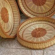 سبدهای حصیری دست بافت