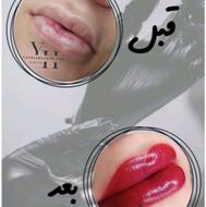 شیدینگ لب ب صورت حرفه ای