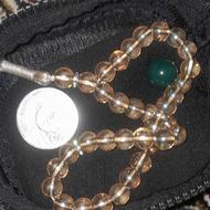 فروشی دستبند کله بز قدیمی تسبیح سندلوس دو تا سکه نقره