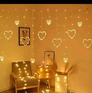 جشنواره ریسه قلب 12آویز بزرگ