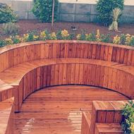 نمای کامپوزیت و چوب