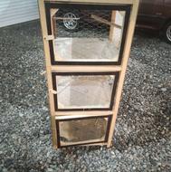 قفس 3 طبقه چوبی