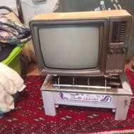 تلویزیون سیاه سفید شهاب قدیمی سالم