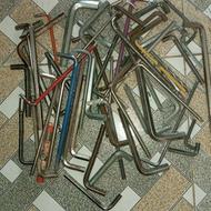 تعداد 55 عدد آچار آلن شش گوش