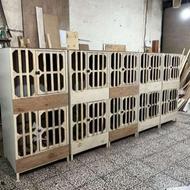 قفس چوبی با بهترین کیفت ،قفس دوطبقه لاری