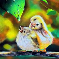 نقاشی پرنده