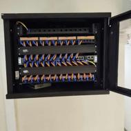 کابل کشی شبکه و دوربین مداربسته و فیبر نوری و VoIP