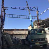 جرثقیل خاور جابجایی بار و نصب سوله