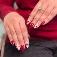 کاشت ناخن + ژلیش پا رایگان