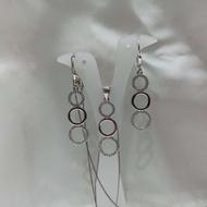 نیم ست نقره طرح پیوند نور