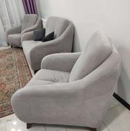 مبل طوسی رنگ بسیار سالم